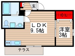 エクシト蘇我の物件間取画像